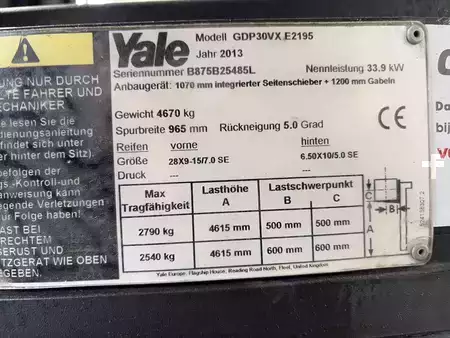 Dieselstapler 2013  Yale GDP30VX (7)