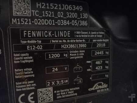 Elektro čtyřkolový VZV 2018  Linde E12-02 (26)