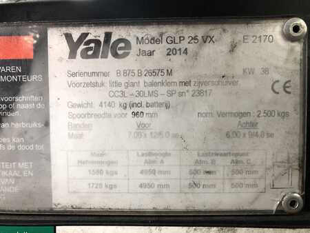 Yale GLP25VX