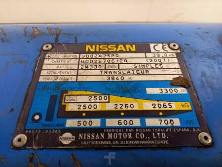 Treibgasstapler 2007  Nissan UD02A25PQ (9)