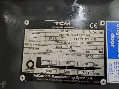 Carrelli elettrici 4 ruote 2014  TCM FTB15-E1S (6)