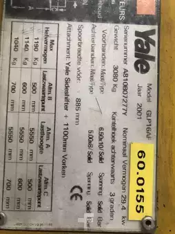 Gas gaffeltruck 2001  Yale GLP16AF (6)
