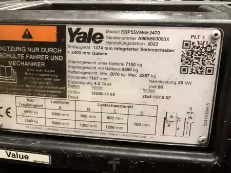 Elektrisk- 4 hjul 2023  Yale ERP55VM6 (8)