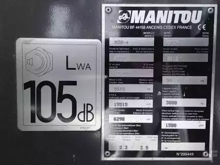 Terénní vysokozdvižný vozík 2014  Manitou M30-4 ST3B (15)