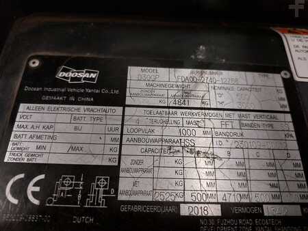 Chariots élévateurs diesel 2018  Doosan D30G PLUS (14)