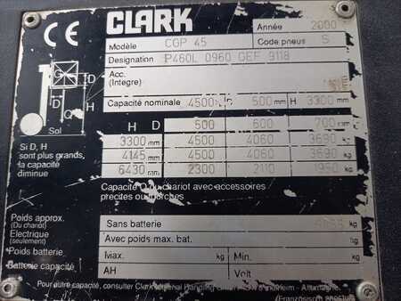 Propane Forklifts 2000  Clark CGP 45 (9)