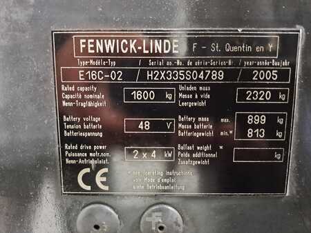 Carrelli elettrici 4 ruote 2005  Linde E16C (9)