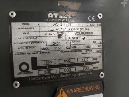 Carrelli elettrici 4 ruote 2014  Unicarriers AG1N1L16T (13)