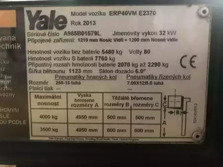 Elektro čtyřkolový VZV 2013  Yale ERP40VM (18)