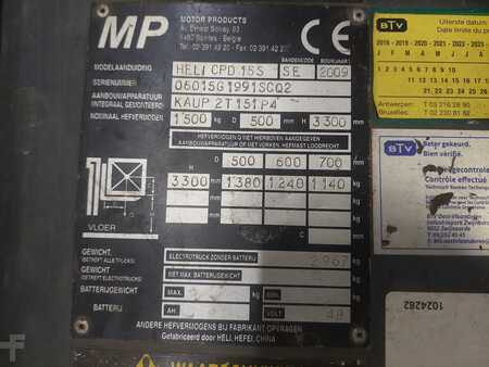 Carrelli elettrici 4 ruote 2009  Heli CPD15S (5)