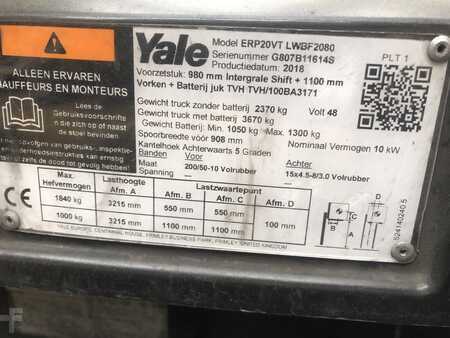 Chariots électriques à 4 roues 2018  Yale ERP20VT (7)