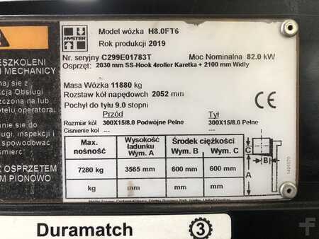 Dieselstapler 2019  Hyster H8.0FT6 (5)