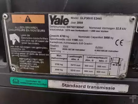Chariots élévateurs GPL 2008  Yale GLP30VX (11)