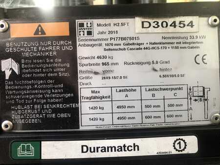 Dieselstapler 2018  Hyster H2.5FT (7)