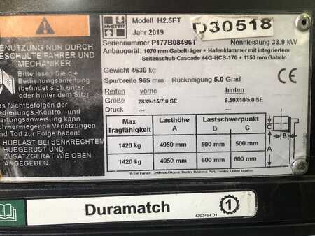 Carretilla elevadora diésel 2019  Hyster H2.5FT (8)