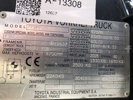 Elektro čtyřkolový VZV 2005  Toyota 7FBMF25 (8)