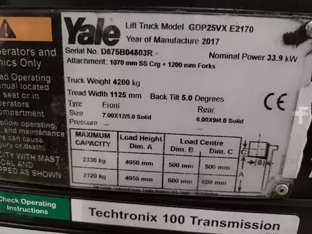 Diesel truck 2017  Yale GDP25VX (10)