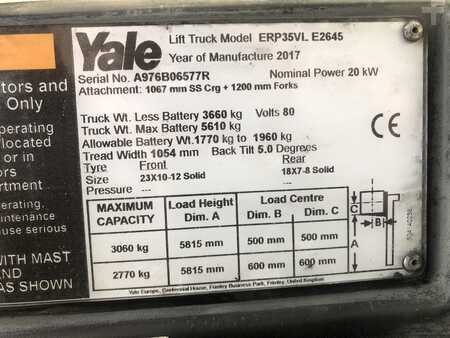 Chariots électriques à 4 roues 2017  Yale ERP35VL (9)
