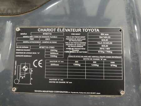 Eléctrico - 4 rodas 2015  Toyota 8FBET15 (6)