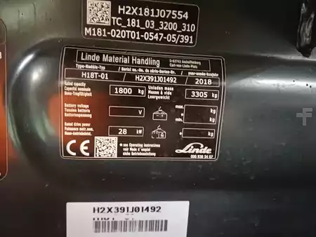 Chariots élévateurs GPL 2018  Linde H18T-01 (9)