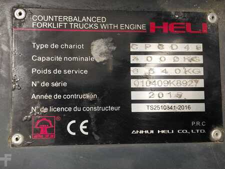 Carrelli elevatori diesel 2015  Heli CPCD40 (9)