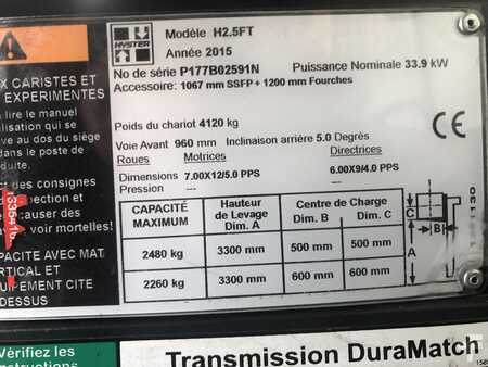 Diesel truck 2015  Hyster H2.5FT (8)