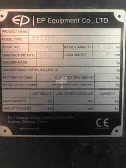 Elektro čtyřkolový VZV 2021  EP Equipment EFL181 (8)