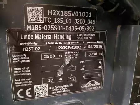 Gas truck 2019  Linde H25T-02 (14)