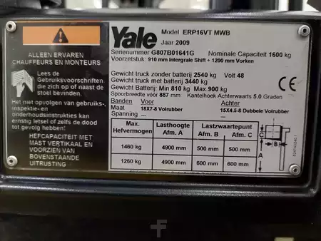 El Truck - 4-hjul 2009  Yale ERP16VT (7)
