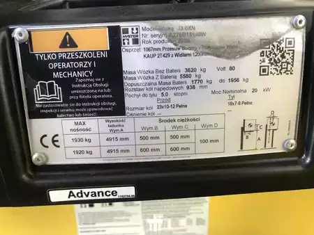 Elektromos 4 kerekű 2022  Hyster J3.0XN (8)