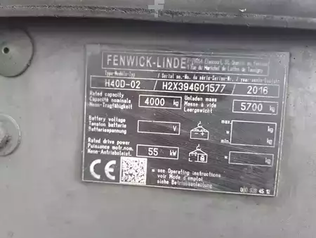 Diesel Forklifts 2016  Linde H40D-02 (9)
