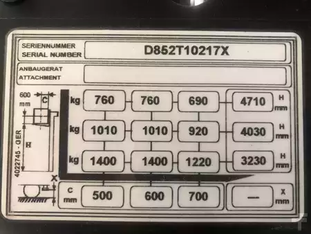 Ruční vysokozdvižný vozík 2023  Yale MS14 (7)