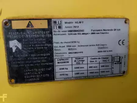 Diesel truck 2018  Hyster H5.0FT (6)