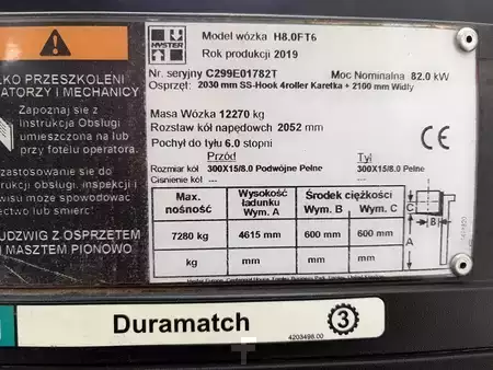 Empilhador diesel 2019  Hyster H8.0FT6 (7)