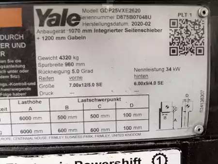 Diesel heftrucks 2020  Yale GDP25VX (7)