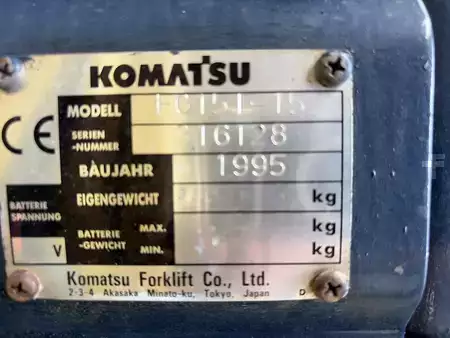 LPG VZV 1995  Komatsu FG15T-15 (8)