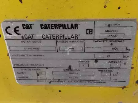 Empilhador diesel 2010  CAT Lift Trucks DP30N (3)