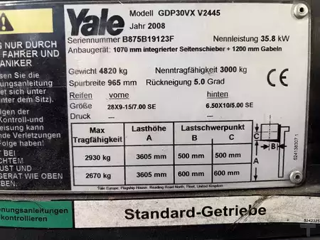 Dieselstapler 2008  Yale GDP30VX (7)
