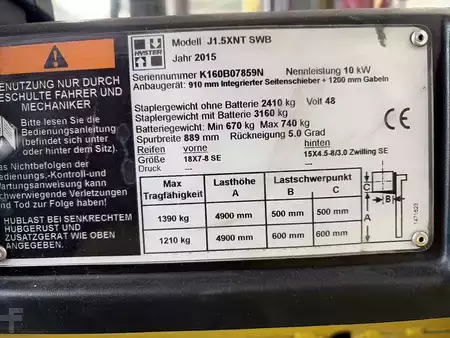 Eléctrica de 4 ruedas 2015  Hyster J1.5XNT (8)