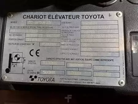 Carrelli elevatori diesel 2017  Toyota 02-8FDJF35 (10)
