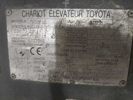 Eléctrica de 4 ruedas 2008  Toyota 7FBEF15 (3)