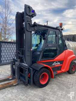 Diesel gaffeltruck 2013  Linde H 80 D/900 (2)