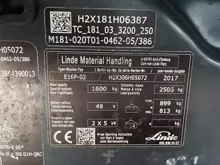 Elektro 4 Rad 2017  Linde E16P-02 (7)