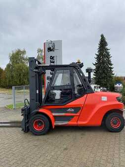 Diesel gaffeltruck 2014  Linde H 80-1100 D (1)