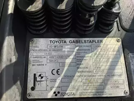 Wózki widłowe diesel 2015  Toyota 40-8FD35N (7)