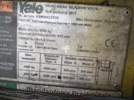 Carretilla elevadora GLP 2017  Yale GLP25MX (7)