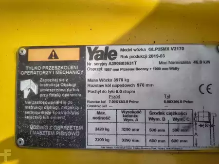 Gas gaffeltruck 2019  Yale GLP25MX (5)