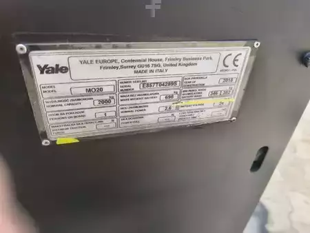 Horizontale orderpickers 2018  Yale MO20 (3)
