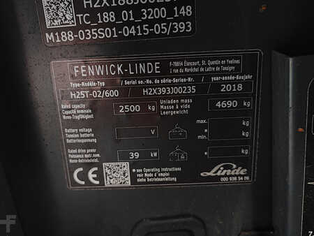 Linde H25T-02/600