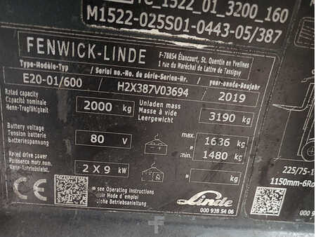 Linde E20-01/600